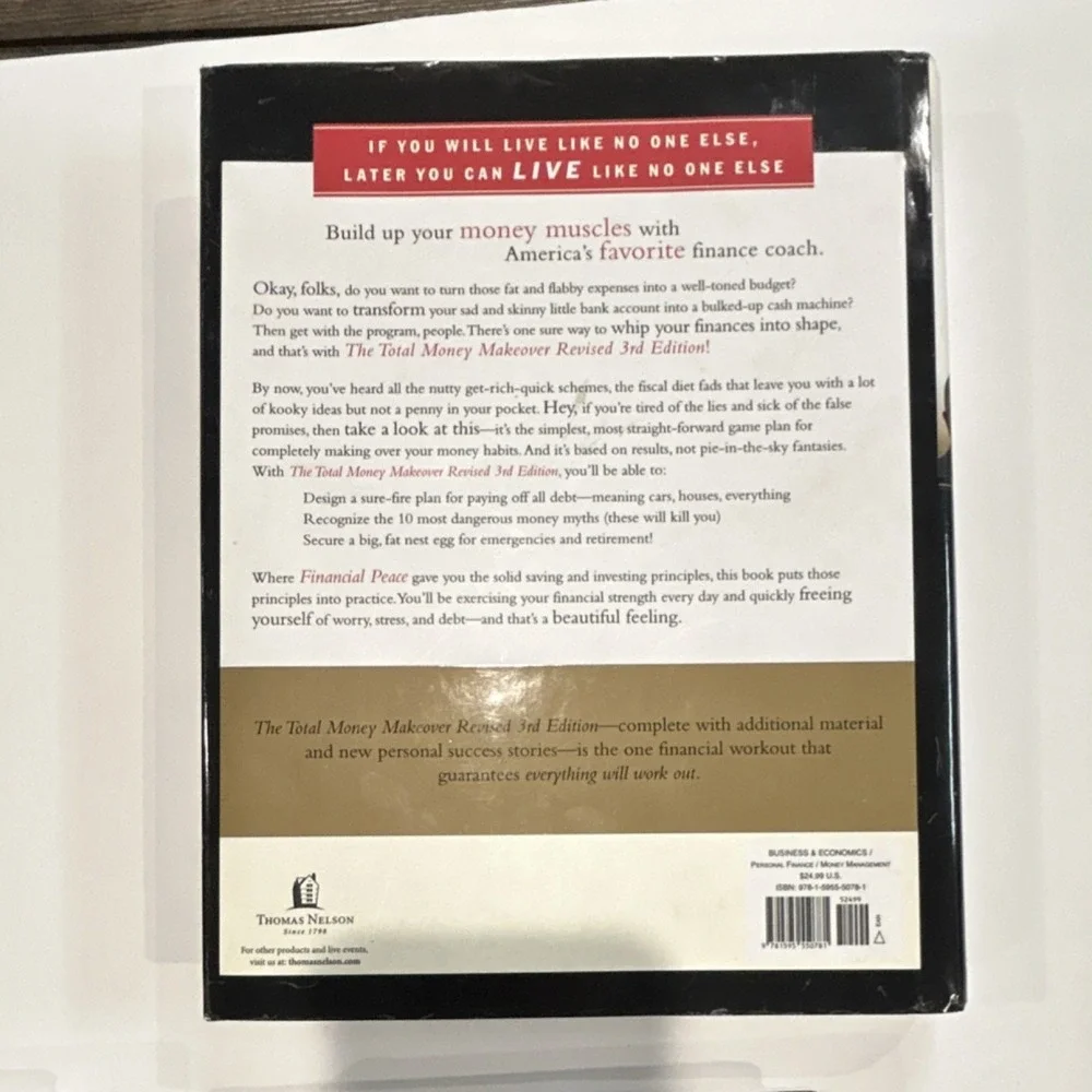 Dave Ramsey Total Money Makeover, Answer book and 2 New journals